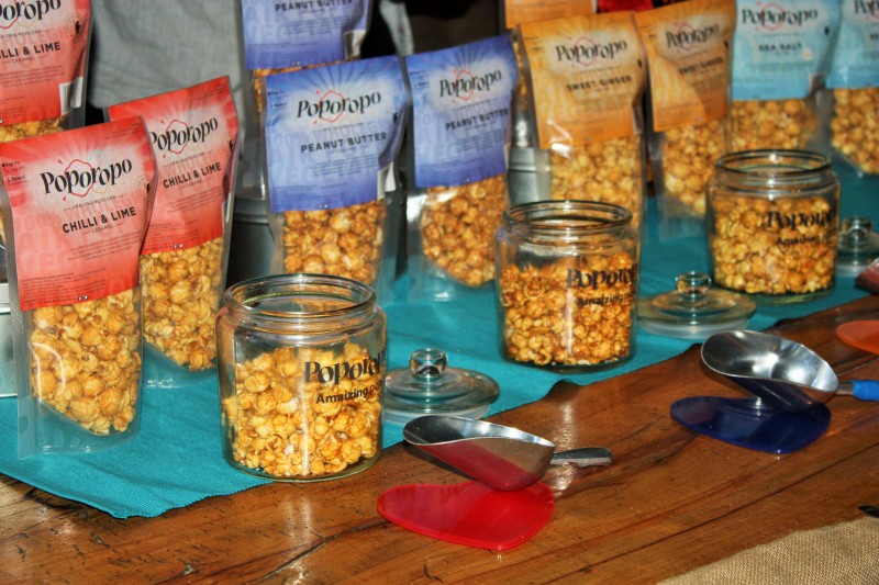 Posh popcorn from Poporopo - so good! Night Market St Andrews